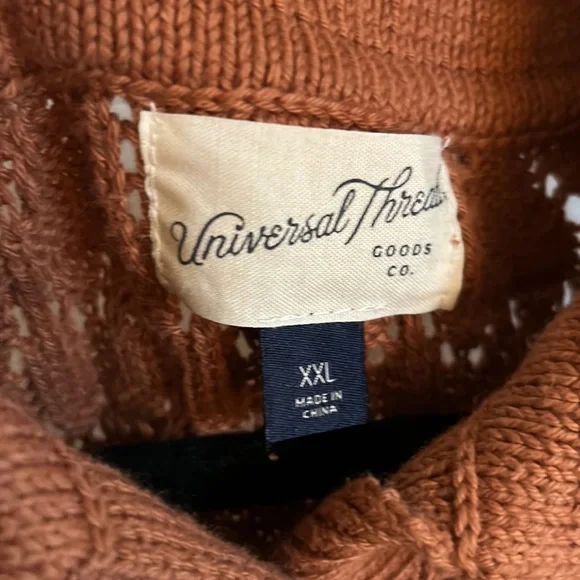 Oversized, loose knit, collared sweater - Picture 4 of 5